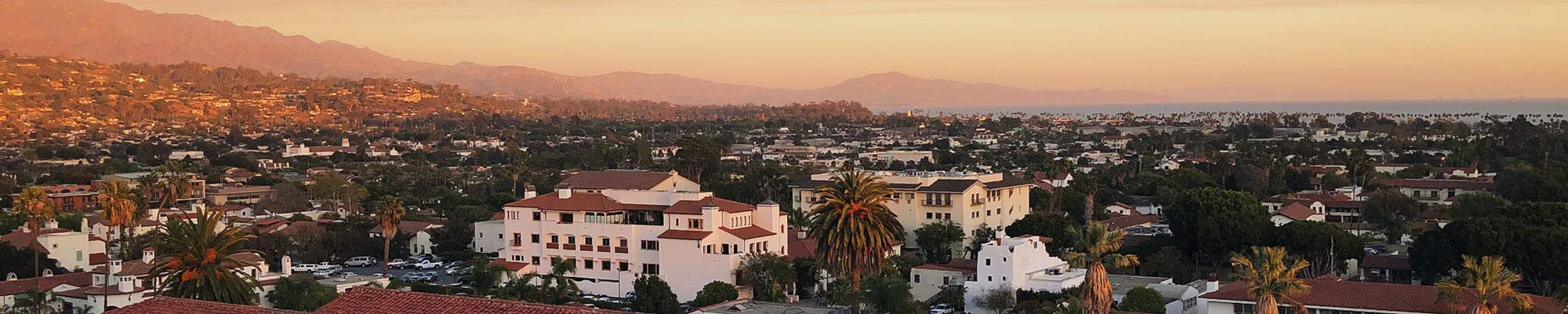 Overhead image of Santa Barbara